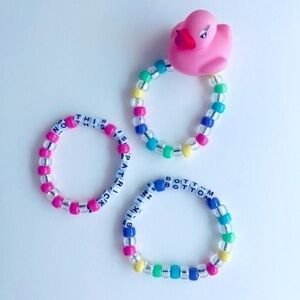 🍒 5/$25 🍒 Patrick Rave Kandi Bracelets Bundle